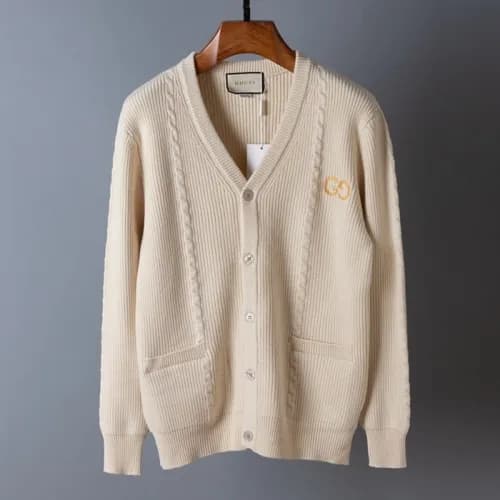 Gucci Mens Trendy V-neck Cardigan - 구찌 2020 남성 트렌디… - 1