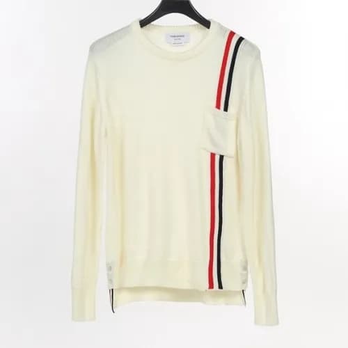 [톰브라운]Thom Browne 2020 Mens Strap Crew-neck Wool S… - 1