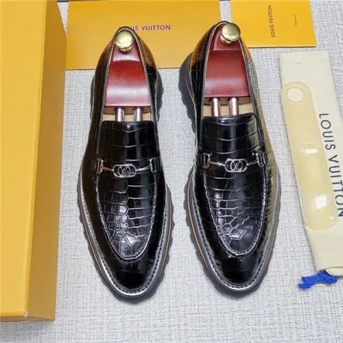 Louis Vuitton 2020 Men's Leather Oxford Shoes … - 1