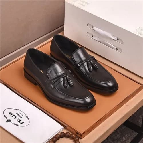 Prada 2020 Men's Leather Oxford Shoes - 프라다 2… - 1