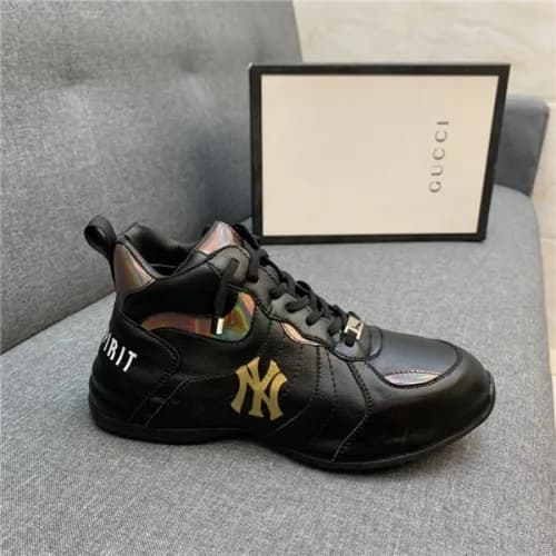 Gucci 2020 Men's Leather Sneakers - 구찌 2020 남성… - 1