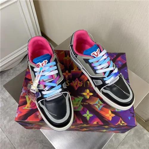 Louis Vuitton 2020 Men's Leather Sneakers - 루이… - 1
