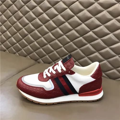 Gucci 2020 Men's Leather Sneakers - 구찌 2021 남성… - 1