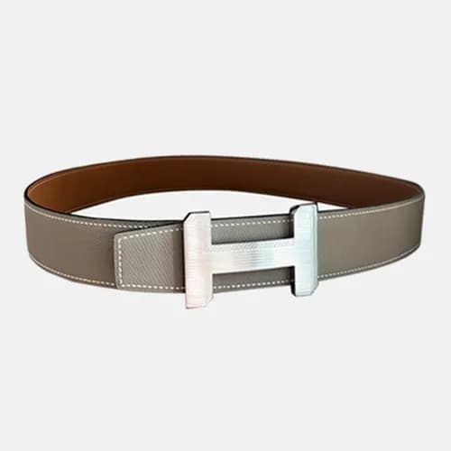 Hermes 2021 Men's Leather Belt - 에르메스 2021 남성용… - 1