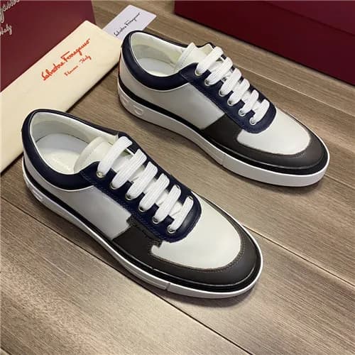 Salvatore Ferragamo 2021 Men's Leather Sneaker… - 1