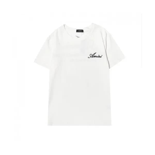 Amiri 2021 Mm/Wm Logo Cotton Short Sleeved Tshirts… - 1