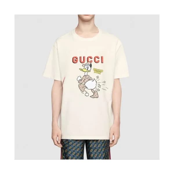 Gucci Mm/Wm Logo Short Sleeved Tshirts White - 구찌… - 1