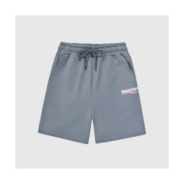 Balenciaga Mens Logo Training Half Pants Gray - 발… - 1