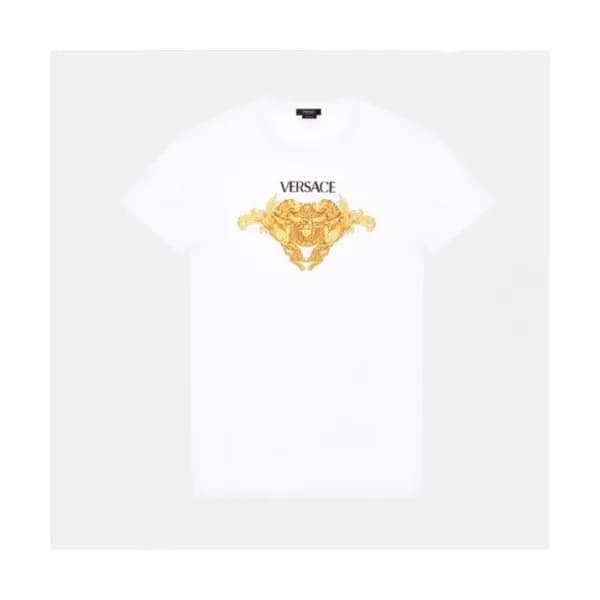 Versace Mens Logo Short Sleeved Tshirts Black - 베… - 1