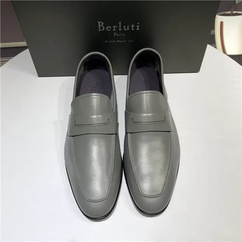 Berluti 2021 Men's Leather Oxford Shoes,BERTS0… - 1