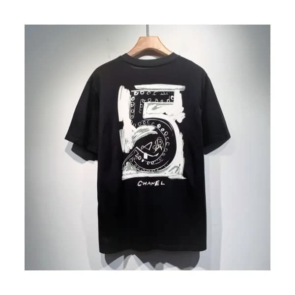 Chanel Mm/Wm 'CC' Logo Cotton Short Sleev… - 1