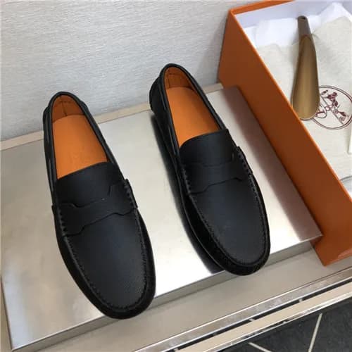 Hermes 2021 Men's Leather Loafer,HERS0525 - 에르… - 1