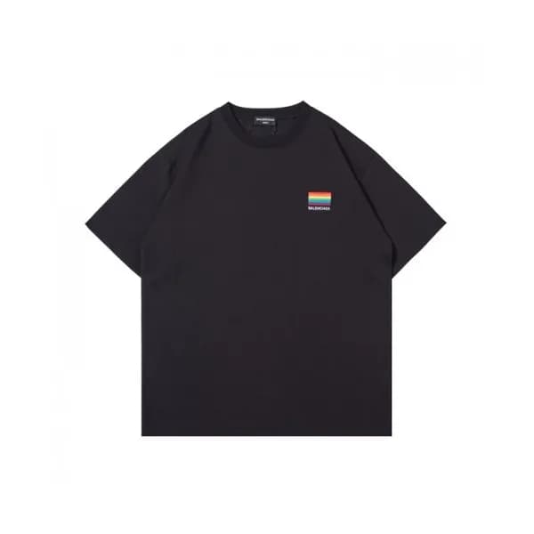 Balenciaga Mm/Wm Logo Cotton Short Sleeved Tshirt… - 1