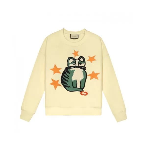 Gucci Mm/Wm Logo Crew-neck Cotton Tshirts Ivory -… - 1