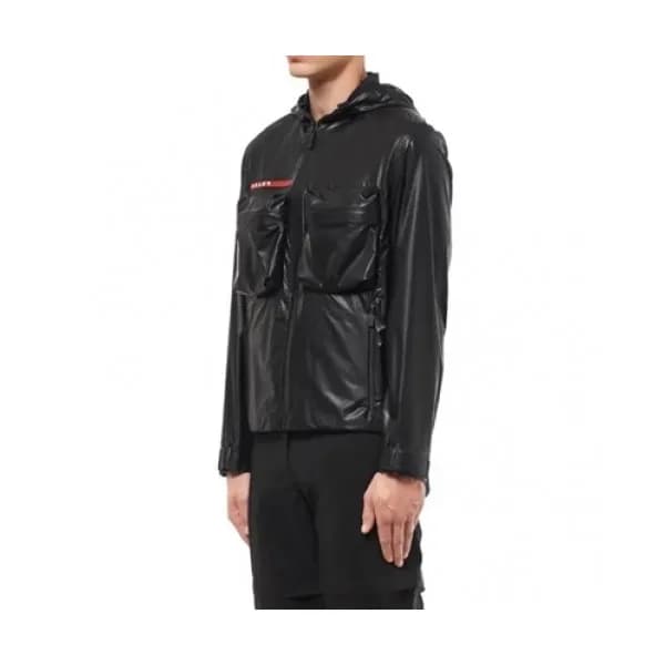 Prada Mens Logo Casual Jackets Black - 프라다 2021 남… - 1