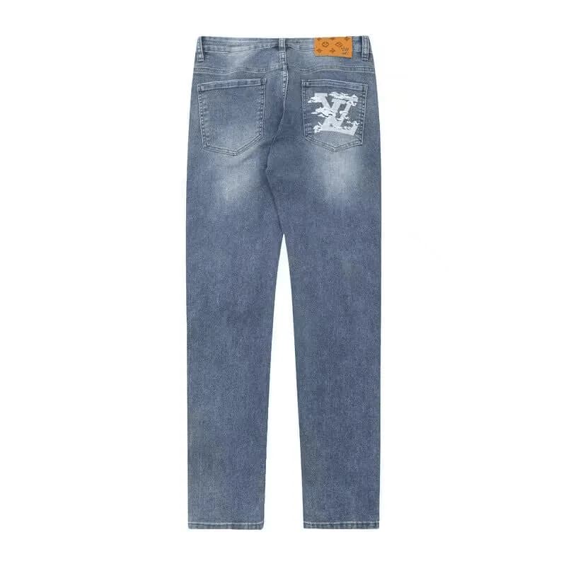 Louis vuitton Mens Casual Denim Pants Blue - 루이비통… - 1