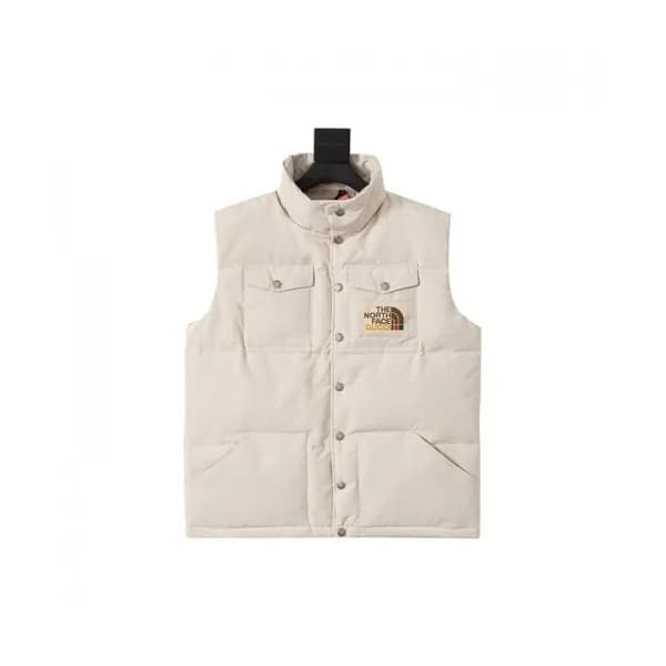 Gucci Mens Patch Logo Modern Duck Down Padding Ves… - 1