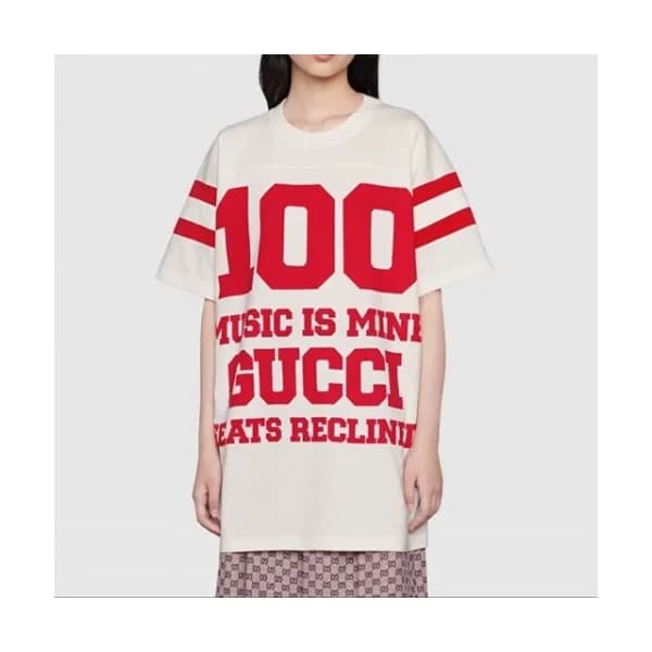 Gucci Mm/Wm Logo Short Sleeved Tshirts White - 구찌… - 1