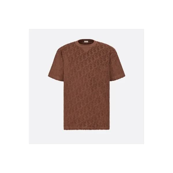 디올 남성 크루넥 카멜 반팔티 - Mens Camel Tshirts - dio01730x - 1
