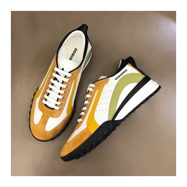 디스퀘어드 남성 트렌디 카멜 스니커즈 - Mens Camel Sneakers - dsq00… - 1