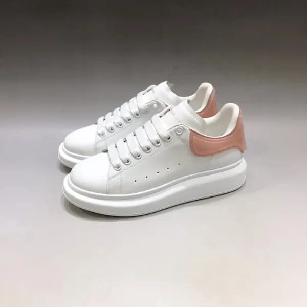 알렉산더맥퀸 남/녀 핑크탭 스니커즈 - Unisex Pink Sneakers - alx0… - 1
