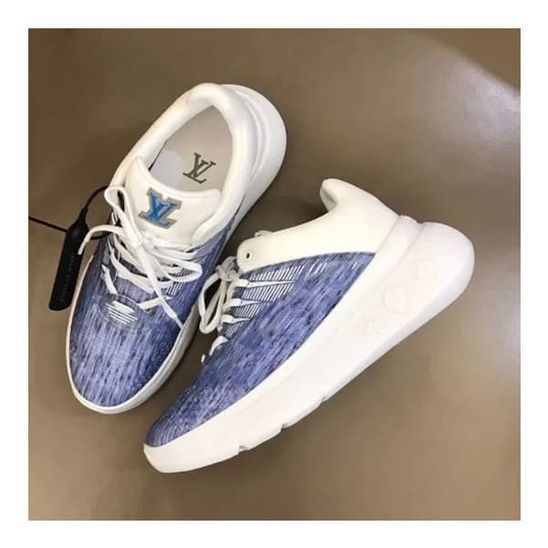 루이비통 남성 Show Up 블루 스니커즈 - Mens Blue Sneakers - lou… - 1