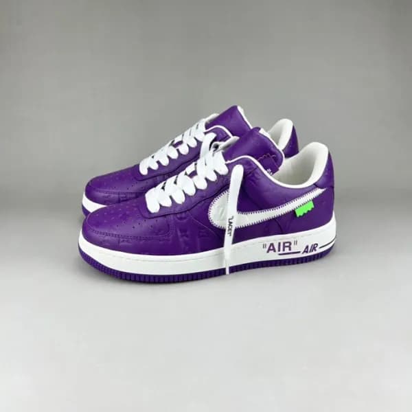 루이비통 남성 트렌디 퍼플 스니커즈 - Mens Purple Sneakers - lou05… - 1