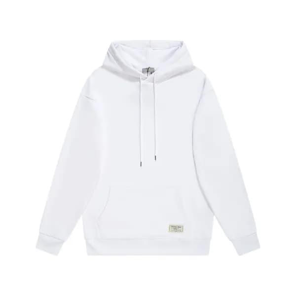 디올 남자 베이직 화이트 후드티 - Mens White Hoodie - dio02125x - 1