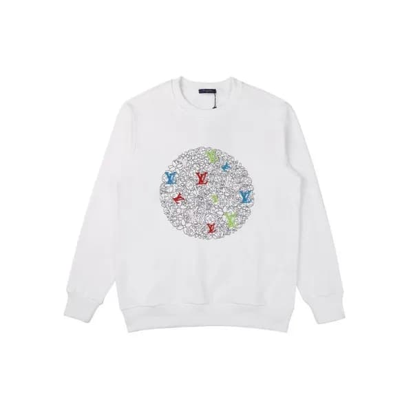 루이비통 남성 모던 화이트 맨투맨 - Mens White Tshirts - lou05235… - 1