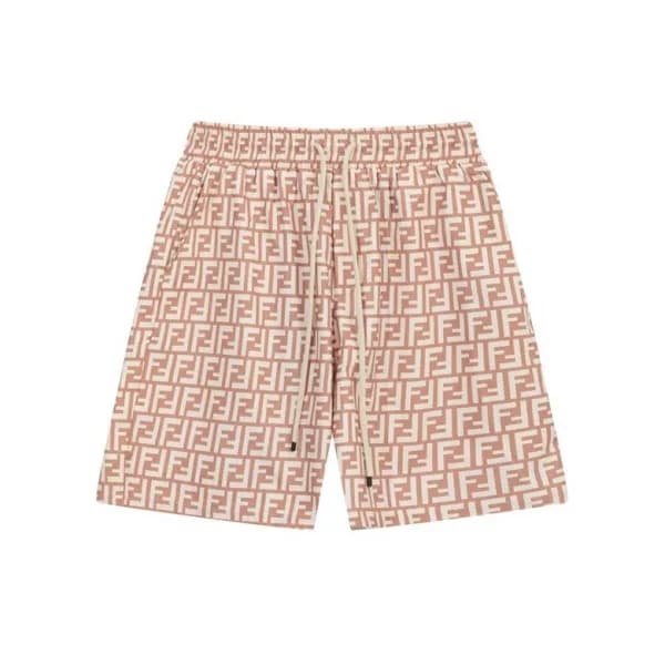 펜디 남성 캐쥬얼 베이지 반바지 - Fendi Mens Beige Half-pants - … - 1