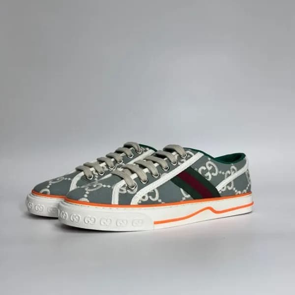 구찌 남/녀 그린 스니커즈 - Gucci Unisex Green Sneakers- gu62… - 1