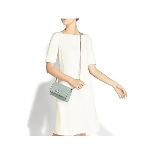 페라가모 여성 민트 새들백 - Ferragamo Womens Mint Saddle Bag … - 1