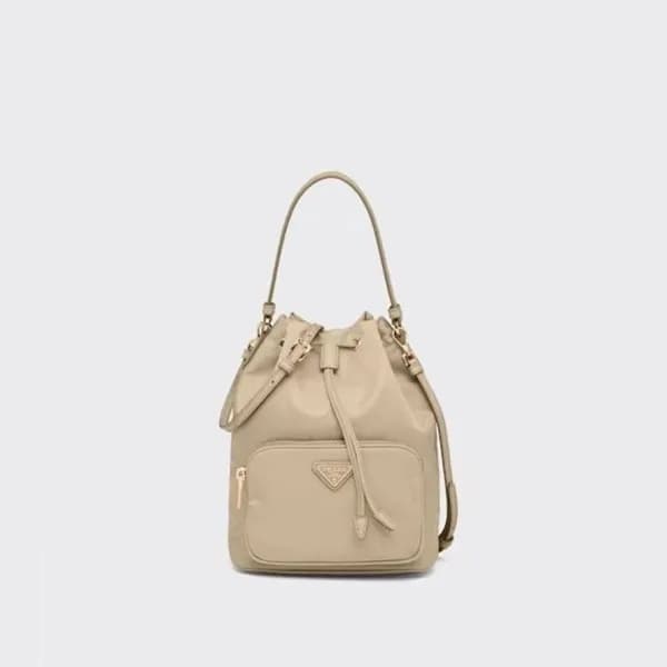 프라다 여성 베이지 버킷백 - Prada Womens Beige Bucket Bag - p… - 1