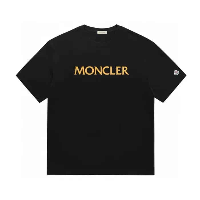 몽클레어 남성 블랙 크루넥 반팔티 - Moncler Mens Black Tshirts - … - 1