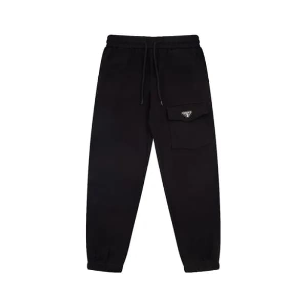 프라다 남성 캐쥬얼 블랙 팬츠 - Prada Mens Black Pants - pr680x - 1
