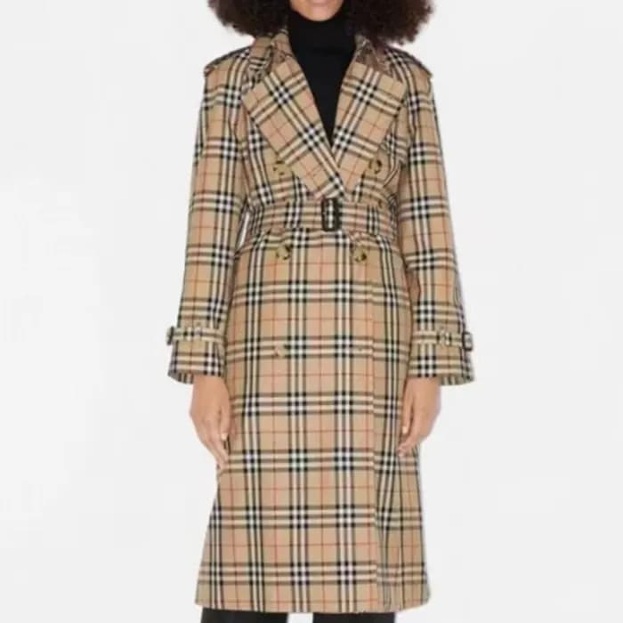 버버리 여성 카멜 트렌치 코트 - Burberry Womens Camel Coats - b… - 1