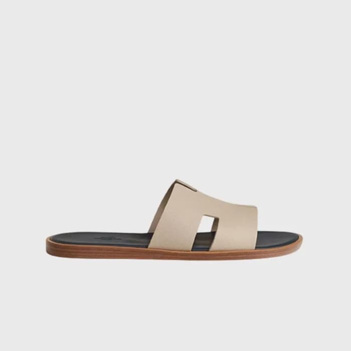 에르메스 남성 이즈미르 샌들 【매장-150만원대】 - Hermes Mens Beige Sl… - 1