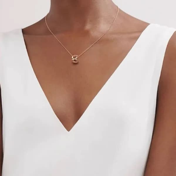 티파니 여성 로즈 골드 목걸이 - Tiffany Womens Rose Gold Neckla… - 1