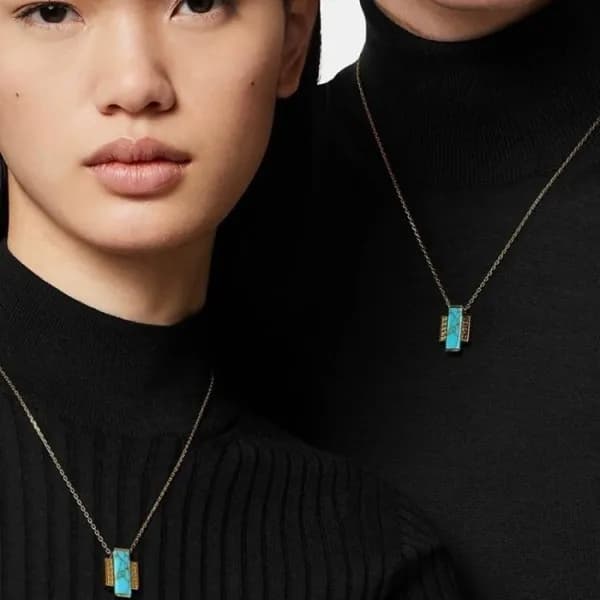 베르사체 남/녀 옐로우 골드 목걸이 - Versace Unisex Yellow Gold N…