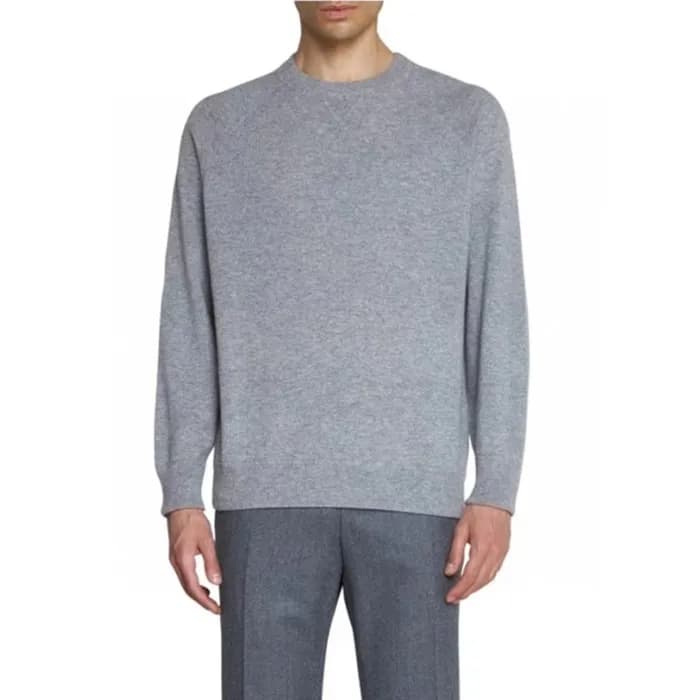 브루넬로쿠치넬리 남성 그레이 니트 - Brunello Cucinelli Mens Gray … - 1