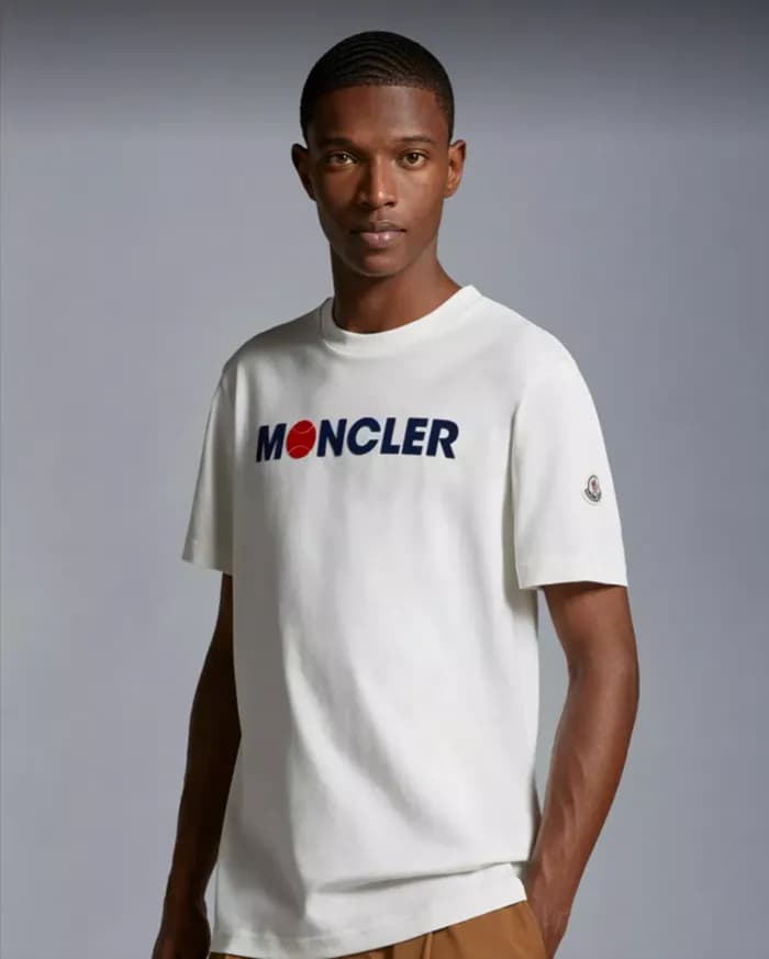 몽클레어 남성 화이트 반팔티 - Moncler Mens White Tshirts - moc… - 1