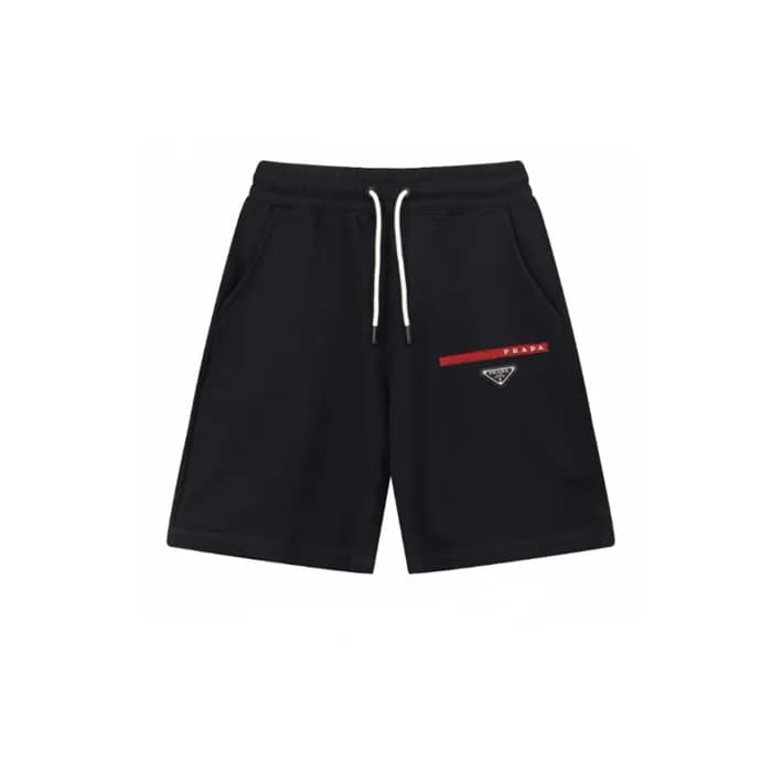 프라다 남성 모던 블랙 반바지 - Prada Mens Black Half-pants - p… - 1