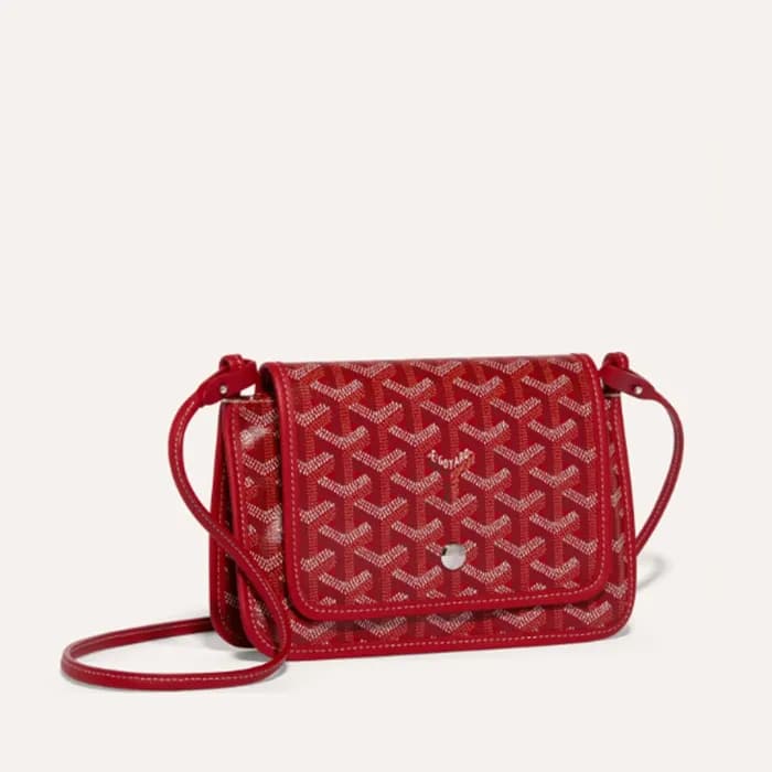 고야드 남/녀 레드 플뤼메 클러치 - Goyard Unisex Plumet Pocket -… - 1