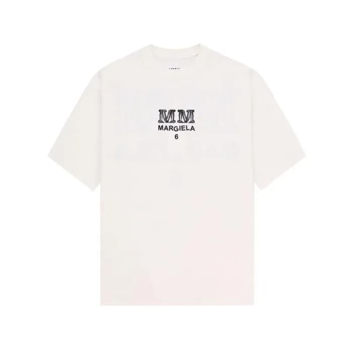 메종 마르지엘라 남/녀 화이트 티셔츠 - Maison Margiela Unisex Tshi… - 1
