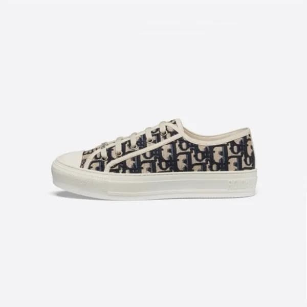 디올 여성 네이비 워크 앤 디올 - Dior Womens Navy Sneakers - di… - 1