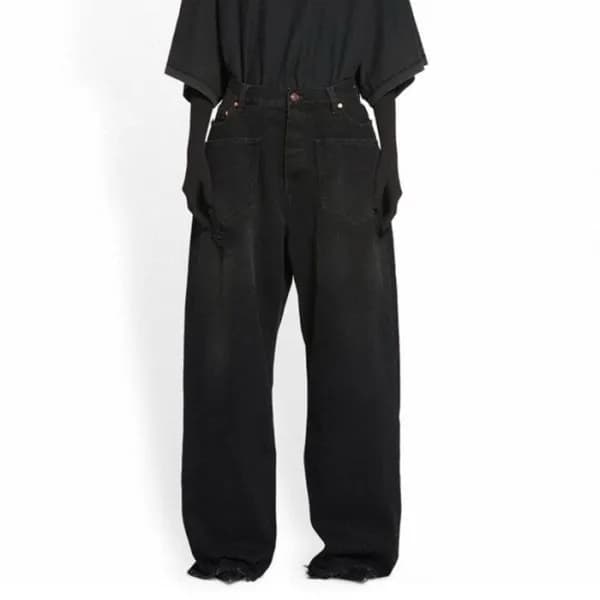 발렌시아가 남성 블랙 청바지 - Balenciaga Mens Black Jeans - ba… - 1