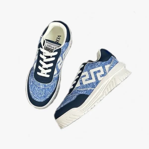 베르사체 남성 블루 스니커즈 - Versace Mens Blue Sneakers - ves… - 1