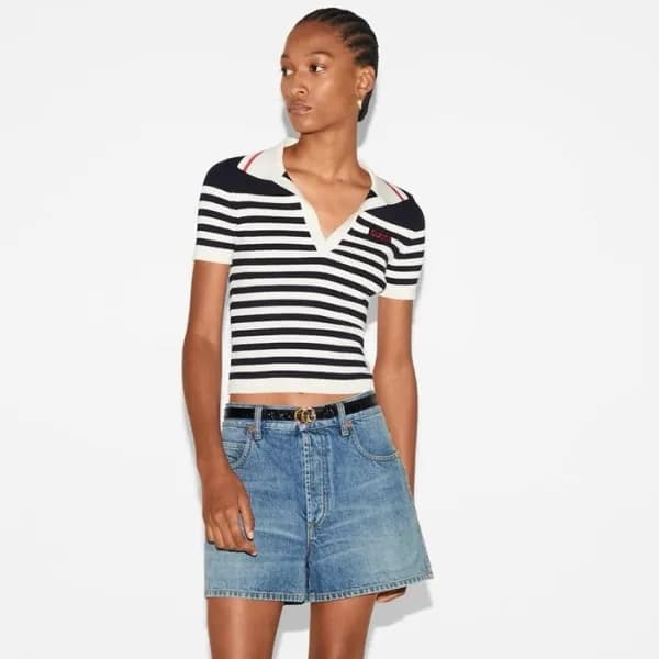 구찌 여성 폴로 반팔 티셔츠 - Gucci Womens Polo Tshirts - guc1… - 1