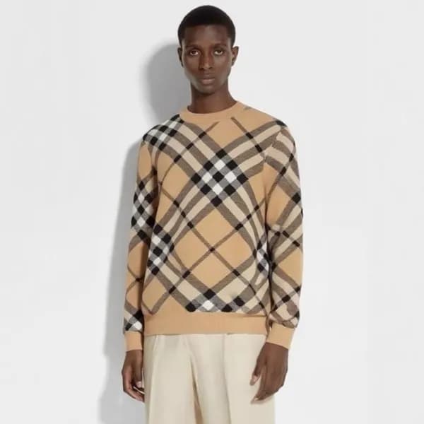 버버리 남성 라운드 스웨터 - Burberry Mens Round Sweaters - bu… - 1