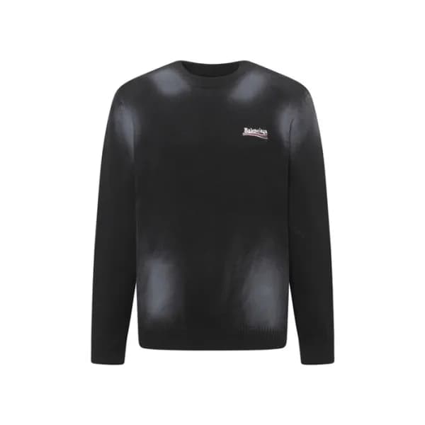 발렌시아가 남성 라운드 니트 - Balenciaga Mens Round Knitwear -… - 1